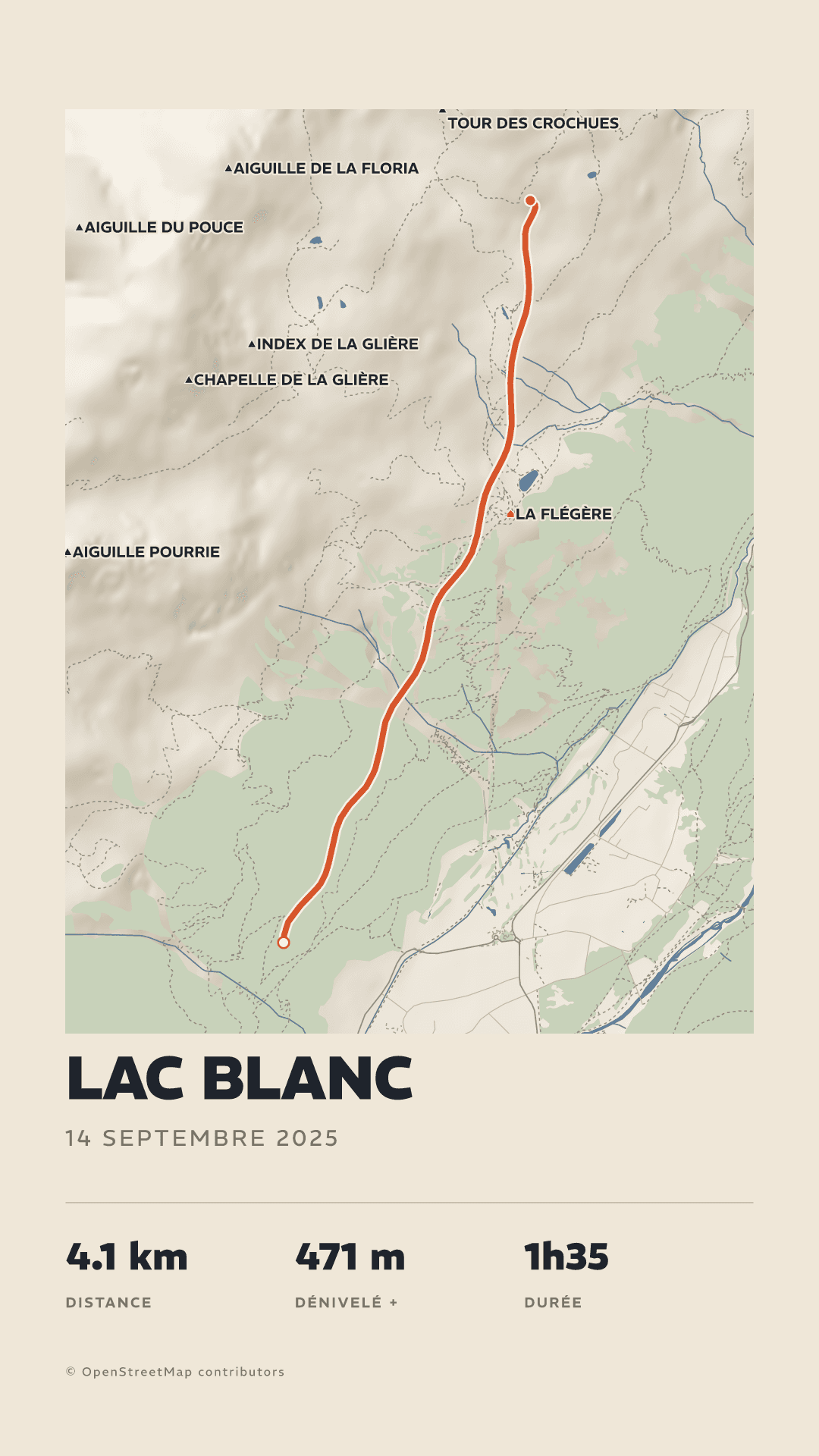 Poster combining mountain features and a street network
